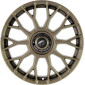 8x18 ET45 - LK5/108 ML72.6 Damina Performance DM10 bronze matt - Inlay black