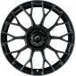 8.5x19 ET35 - LK5/112 ML72.6 Damina Performance DM10 black - Inlay black