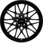 8x18 ET45 - LK5/112 ML66.7 Carmani 18 Knut black matt
