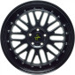8x18 ET35 - LK5/120 ML72.6 Keskin KT22 Retro matt black painted