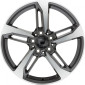 8.5x19 ET40 - LK5/112 ML66.6 2DRV WH36 dark gunmetal hochglanzpoliert