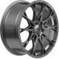 8.5x19 ET35 - LK5/112 ML72.6 Axxion X1 daytona grau lackiert