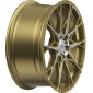 8.5x19 ET35 - LK5/112 ML72.6 Axxion X1 gold matt poliert