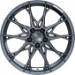 8.5x19 ET35 - LK5/112 ML72.6 Axxion X1 smoke brushed aluminiumsilber