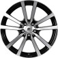 6.5x16 ET47 - LK5/114.3 ML66.1 RC-Design RC25T schwarz front-poliert
