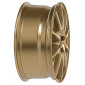 7x17 ET35 - LK4/98 ML58.1 Proline UX100 gold matt