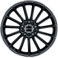 8x19 ET43 - LK5/112 ML66.6 Mak Komet gloss black mirror ring