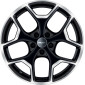 7.5x18 ET39 - LK5/110 ML65.1 Mak Liberty black mirror